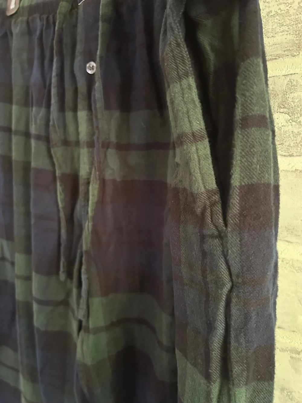 Polo Ralph Lauren Men’s XL Plaid Flannel Pajama Lounge Pants Green & Navy Preppy